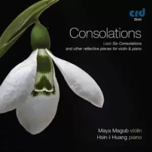Liszt Consolations Six Consolations and Other Reflective Pieces for Violin & Piano by Franz Liszt CD Album
