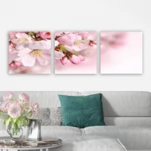 P675792 Multicolor Decorative Canvas Painting (3 Pieces)