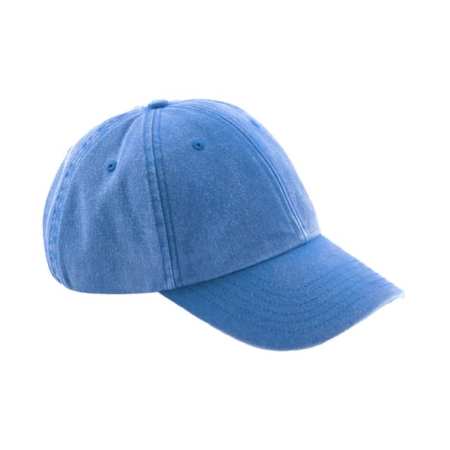 Beechfield Beechfield Men Vintage Low Profile Cap in Blue Blue One Size Male 5063300438565