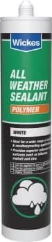 Wickes All Weather Polymer Sealant - White 300ml