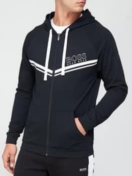 Hugo Boss Authentic Zip Through Hoodie Black Size XL Men