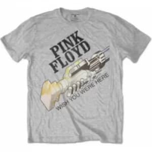 Pink Floyd WYWH Robot Shake Grey Mens TS: XXL