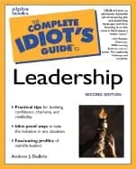 complete idiots guide to leadership