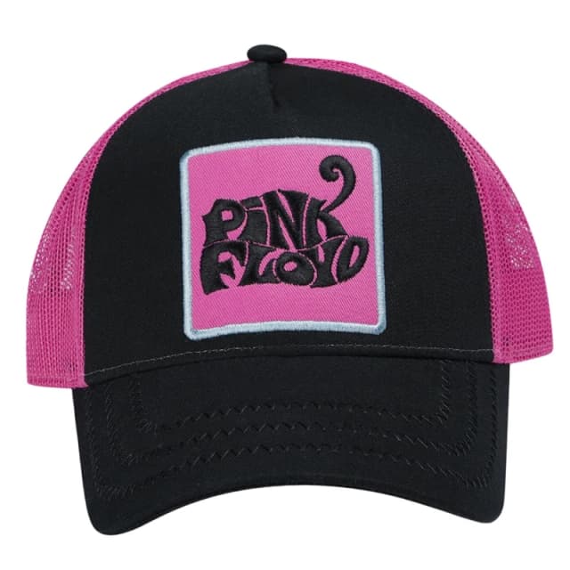 Amplified Womens Pink Floyd Trucker Cap in Black Female One Size