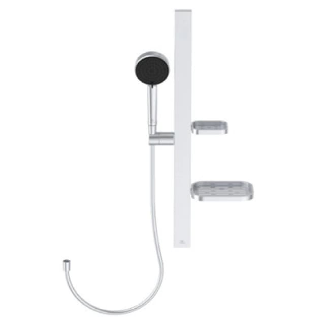 Ideal Standard Alu+ Matt Silver Effect 3-Spray Pattern Shower Kit