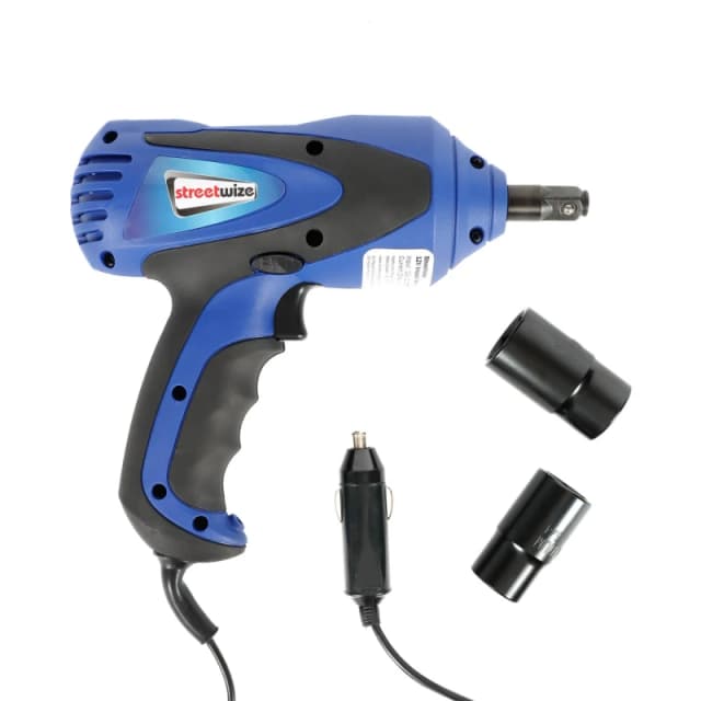 Streetwize 12V Electric Impact Wrench With Build-In LED Blue unisex 12v