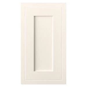 Cooke Lewis Carisbrooke Ivory Framed Standard door W400mm