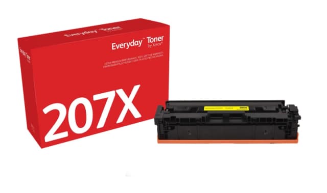 Xerox Everyday Yellow Toner by Xerox compatible with HP 207X (W2212X), High capacity 006R04198
