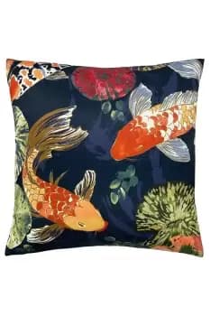 Koi Pond Printed Cushion