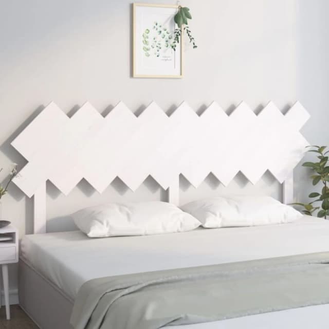Vidaxl Bed Headboard White 178X3X80.5cm Solid Wood Pine, White 819236