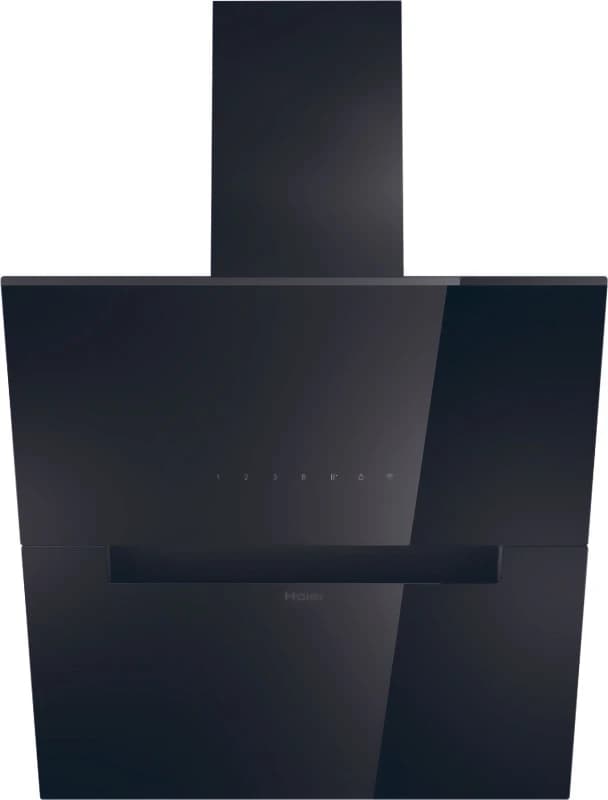 Haier I-Link HADG6CBS4BWIFI WiFi Connected 60cm Angled Chimney Cooker Hood - Black