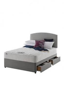 Rest Assured Eton Memory 800 Divan Bed With Storage Options - Medium