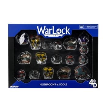 WarLock Tiles: Caverns Accessory - Mushrooms & Pools Board Game