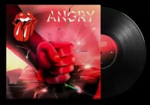 The Rolling Stones Angry SINGLE multicolor