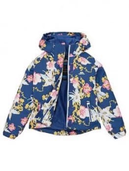 Trespass Trespass Girls Hopeful Floral Print Jacket - Blue Print