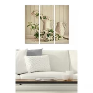 MDF128372462 Multicolor Decorative MDF Painting (3 Pieces)