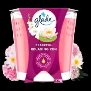 Glade Candle Relaxing Zen 129g