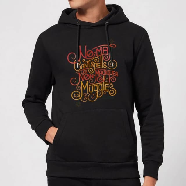Fantastic Beasts No-Maj Hoodie - Black - L