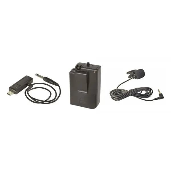 QTX USB Powered Lavalier Wireless Microphones Complete Kit UHF Kit 863.2MHz AVS-218013