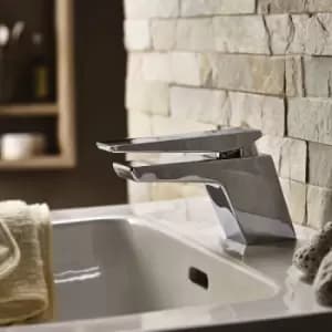 Sail Mono Basin Mixer Tap with Clicker Waste - Chrome - Bristan
