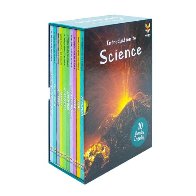 BOOKS4PEOPLE Children Introduction To Science For Beginners (Series 2) 10 Hardback Book Collection Set: (Energy, Life Cycles, Light, Magnetism,
