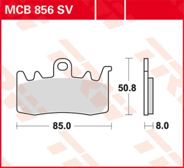 TRW Lucas MCB856CRQ racing brake pad