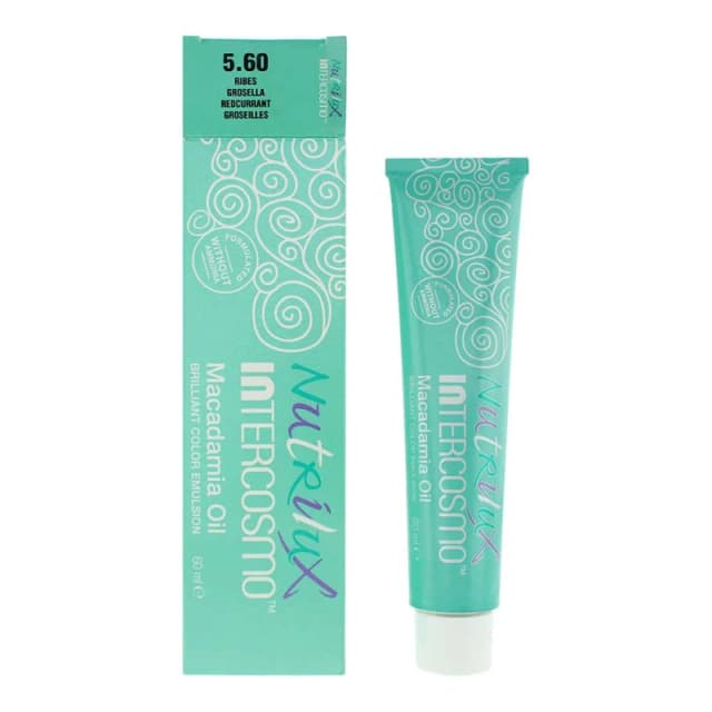 Intercosmo Nutrilux Macadamia Oil 5.60 Grosella Hair Colour 60ml