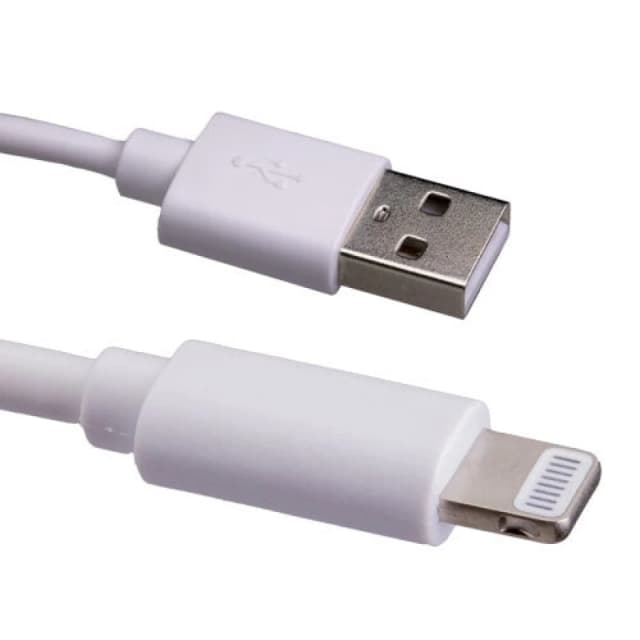 Cablenet Cablenet 2m USB 2.0 Type A Male - Lightning MFI 8Pin Male Cable White 32-0302