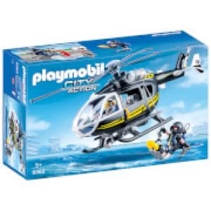 Playmobil City Action SWAT Helicopter with Working Winch (9363)