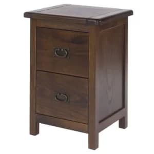 Boston 2 drawer petite bedside cabinet