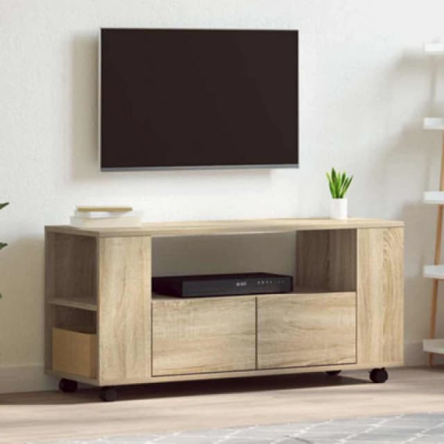 Vidaxl TV Cabinet Sonoma Oak 102X34.5X43cm Engineered Wood