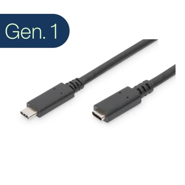 FDL 5M USB TYPE C MALE TO FEMALE EXTENSION CABLE - GEN.1