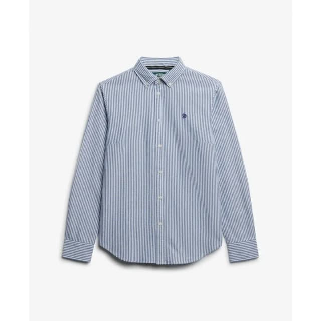 Superdry Womens long sleeve shirt Superdry Oxford Bd Bleu Female L