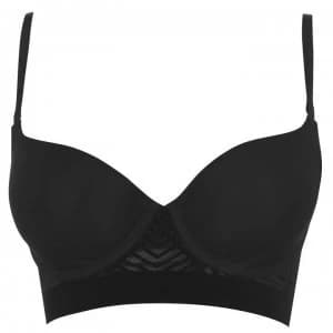 Nancy Ganz Body Perfection Longline Contour Bra - Black