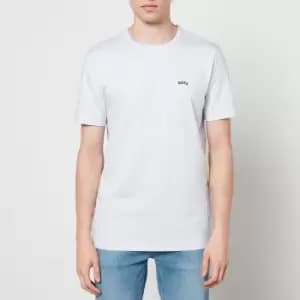BOSS Athleisure Mens Curved T-Shirt - Light Pastel Blue - XXL