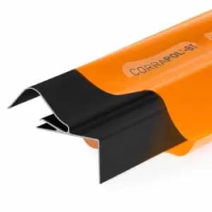 Corrapol-BT Rigid Rock n Lock Side Flashing 6m - Black