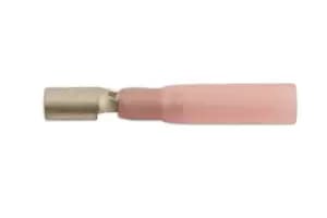 Heatshrink Female Bullet Terminal Pk 25 - Red Connect 30699