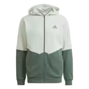 adidas Essentials4Gameday Full-Zip Hoodie Mens - Green