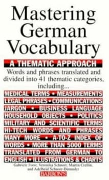 Mastering German Vocabulary by Gabriele Forst Paperback