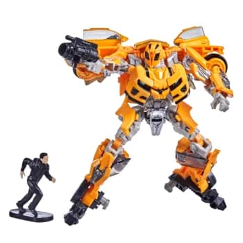Hasbro Transformers Studio Series 74 Deluxe Class Transformers: Revenge of the Fallen Action Figure Bumblebee & Sam Witwicky