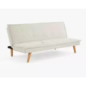 Ada Beige Fabric 3 Seater Sofabed