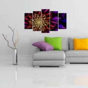 5ABSMDF-56 Multicolor Decorative MDF Painting (5 Pieces)