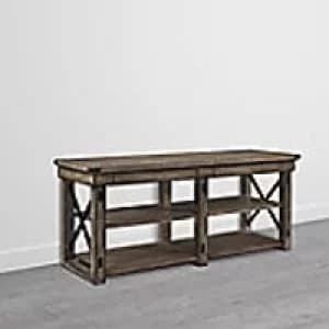 Alphason Rectangular TV Stand with Rustic Grey MDF Top and Rustic Grey Frame 1768096PCOM 1598 x 480 x 661mm