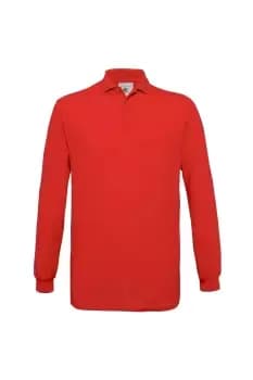 Safran Long Sleeve Cotton Polo Shirt