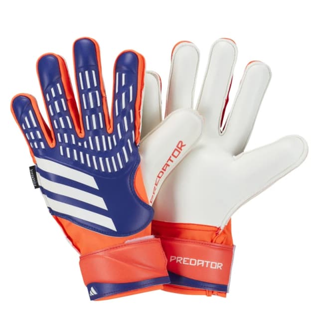 adidas Predator Match Fingersave Goalkeeper Gloves Juniors - Blue Blue 3