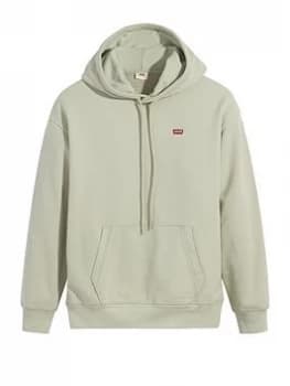 Levis Branded Standard Hoodie - Sage Green Size M Women