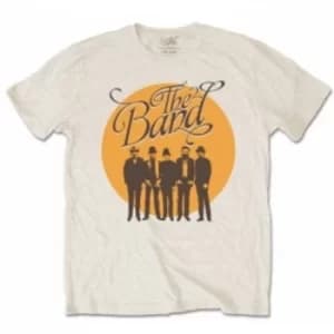 The Band Circle Loge Mens Sand T Shirt: Small