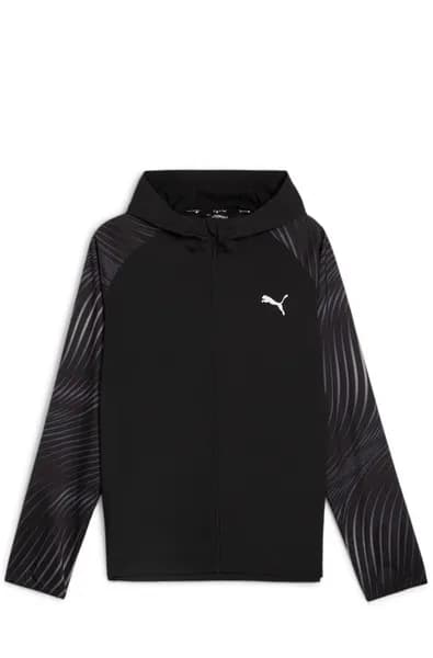 Puma RUN FAVORITE AOP WOVEN JACKET 45341840350 - Black
