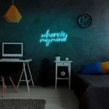 Where Is My Mind - Blue Blue Wall Lamp
