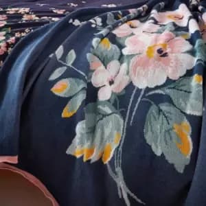 Cath Kidston Spitalfields Throw, Navy